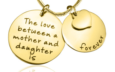 Ein Stück Liebe: Deine Personalisierte Mutter für immer Halskette