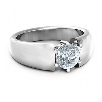 Bold Devotion Solitaire Ring