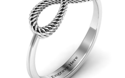 Der geflochtene Infinity Ring: Dein Meisterwerk für die Ewigkeit