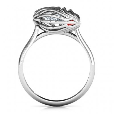 Exquisite Elm Cage Blatt Ring