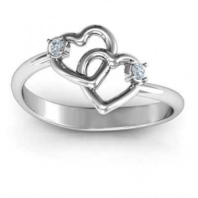 Linked in Love Ring