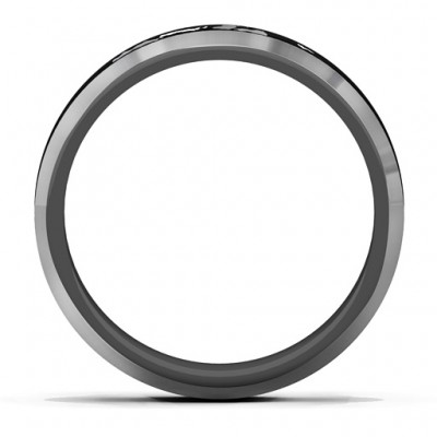 Männer schwarze Tarnung Wolfram Ring
