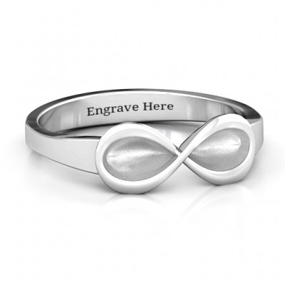 Sterling Silber Vogue Infinity Ring