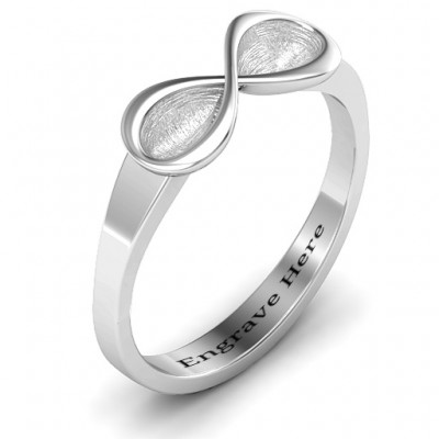 Sterling Silber Vogue Infinity Ring