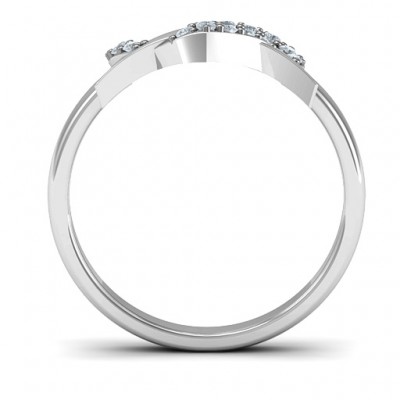 Sterling Silber Adoption Ring
