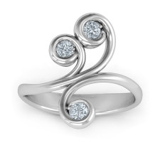 Skurril Waves Ring: Wellenzauber am Finger | Personalisiertekette
