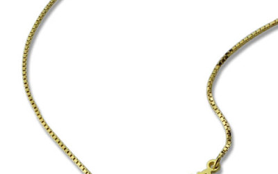Personalisierte Mini Namenskette Gold | Eure Geschichte | Personalisiertekette