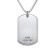 Silver Script Dog Tag: Dein Unikat aus 0.925 Sterling Silber