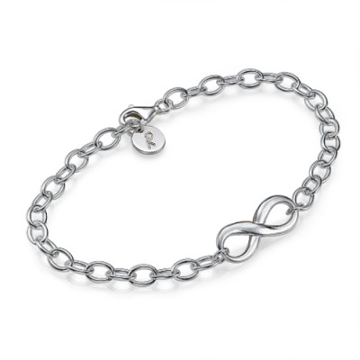 Sterling Silber Infinity Armband / Fußkettchen