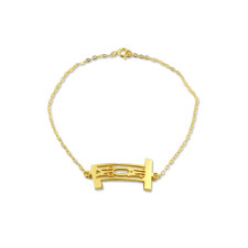 Dein Monogramm Armband: Liebe in 925er Silber gefasst – Personalisiertekette