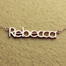 Rebecca Roségold Namenskette: Deine Geschichte in 18K Roségold | Personalisiertekette