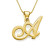 18K Gold Initialen Anhänger: Dein persönliches Symbol | Personalisiertekette