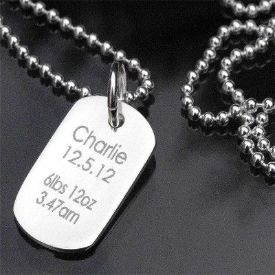 Personalized Print Dog Tag