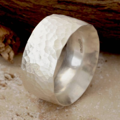 Chunky Hammered Ring