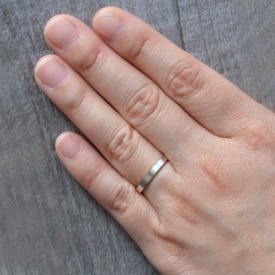 2mm flache Hochzeits Band Hochzeit Ring stapelbare