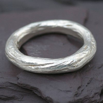Herren Silver Rose Wurzel Ring