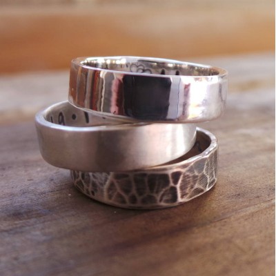 Silber Personalisierte Ring