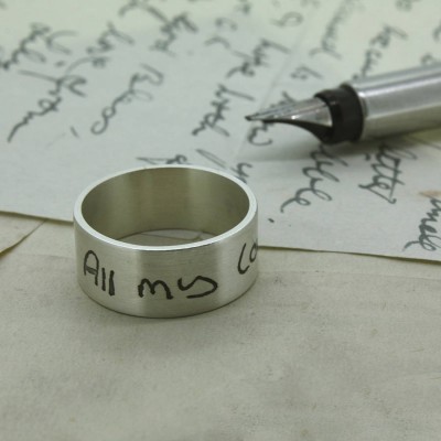 Ihre eigene Handschrift Personalisierte Ring