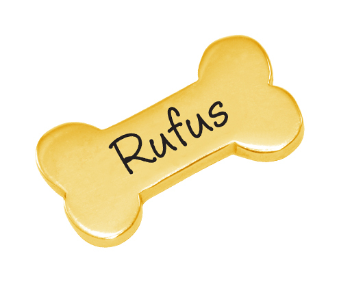 Personalisierte Hundeknochen Charm Traum Locket