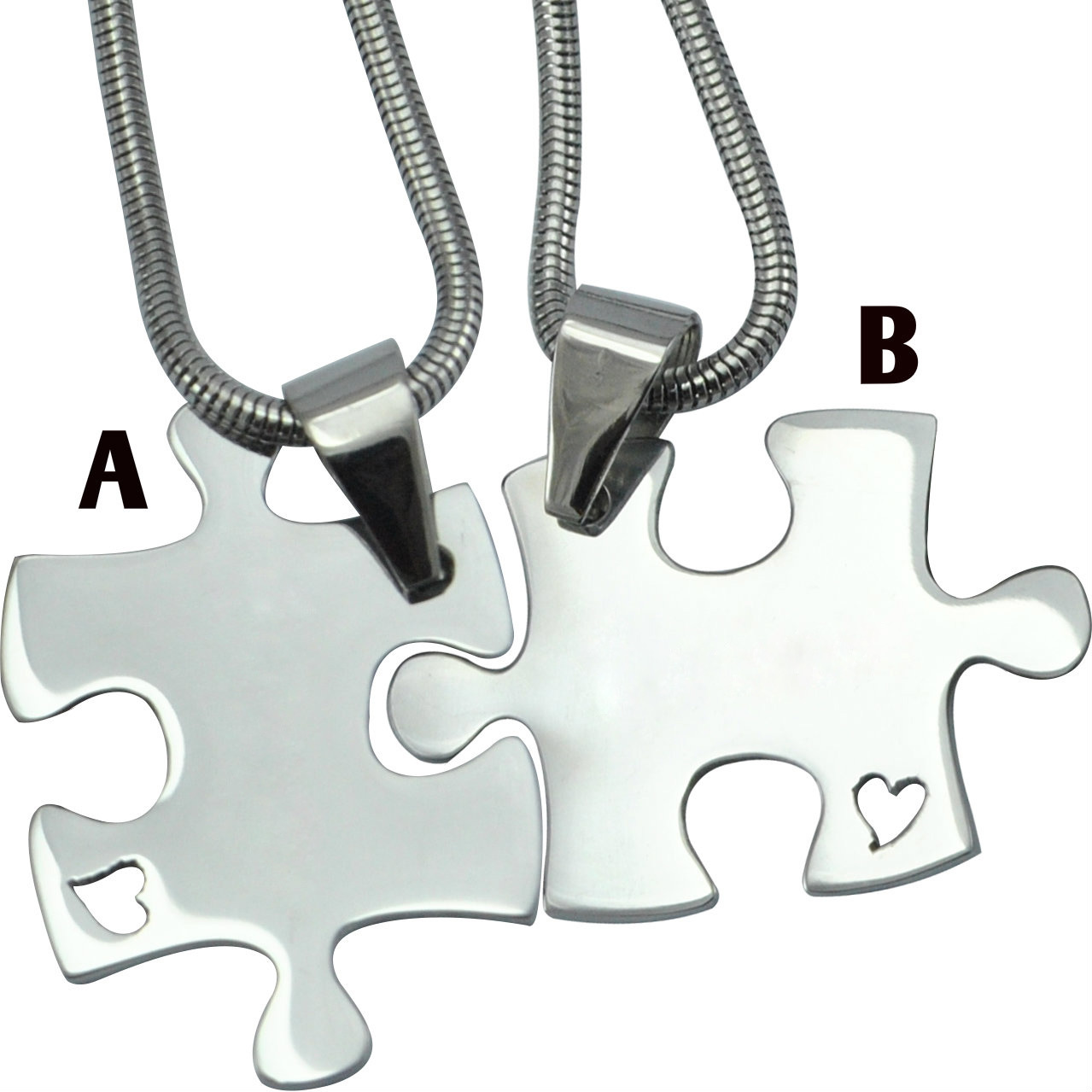 Für immer Freunde personalisierte Puzzle Zwei Ketten