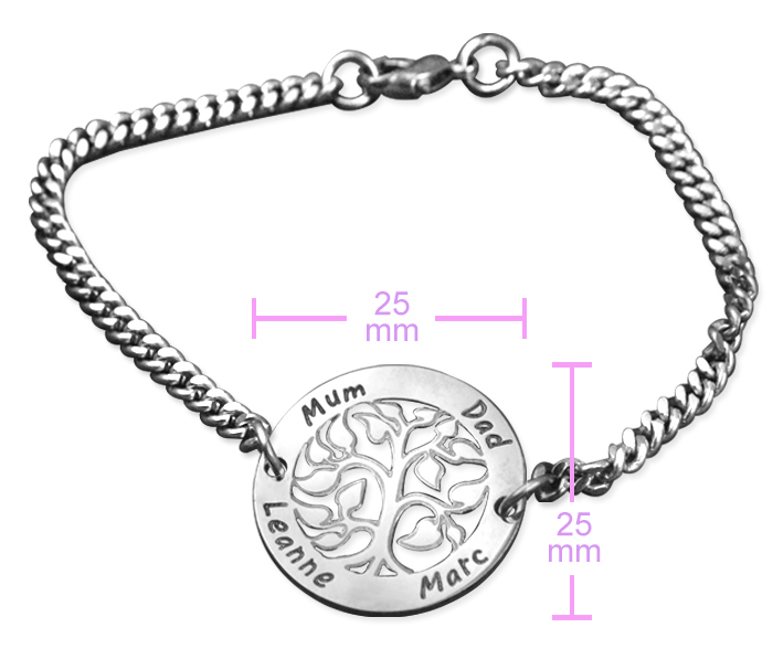 Personalisierte NN Vertikale Silber Armband / Fußkettchen
