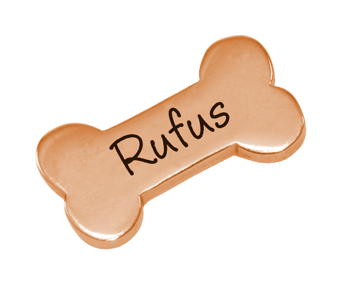 Personalisierte Hundeknochen Charm Traum Locket