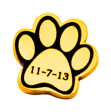 Personalisierte Paw Silver Charm Traum Locket