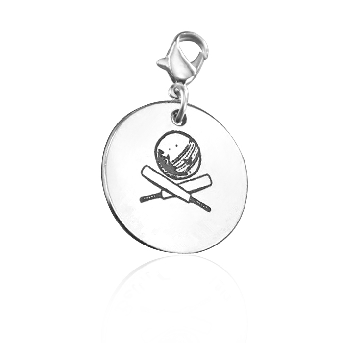 Personalisierte Cricket Charm