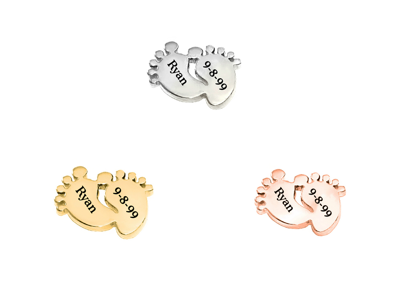 Personalisierte Feet Charm Traum Locket