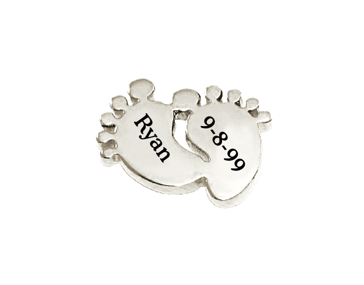 Personalisierte Feet Charm Traum Locket