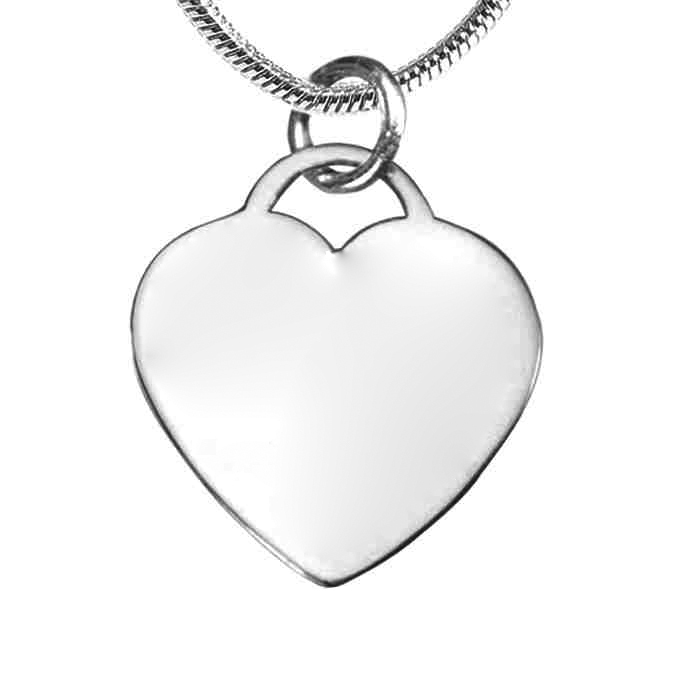Für immer in meinem Herzen Halskette Personalisierte Sterling Silber