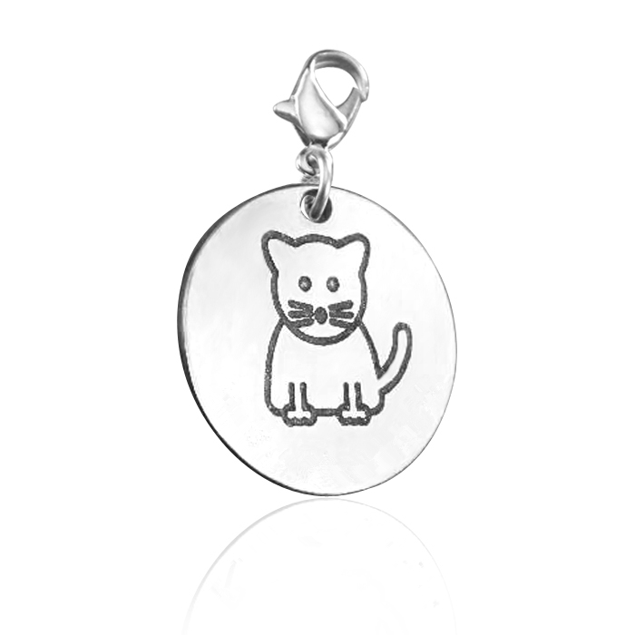 Personalisierte Kitty Charm