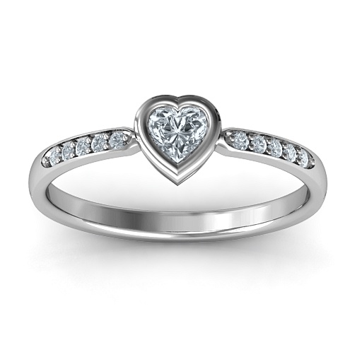 Lünette Love Ring mit Akzenten