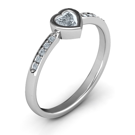 Lünette Love Ring mit Akzenten