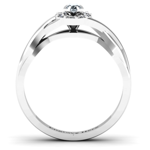 Geflochtene Blumengruppen Ring