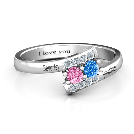 Must Be Love Zwei Stein Ring