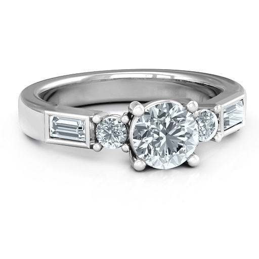 Sterling Silber Andrea Verlobungsring