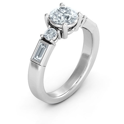 Sterling Silber Andrea Verlobungsring