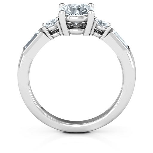 Sterling Silber Andrea Verlobungsring