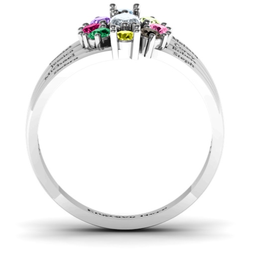 Sterling Silber Medusa Multi Wave Ring