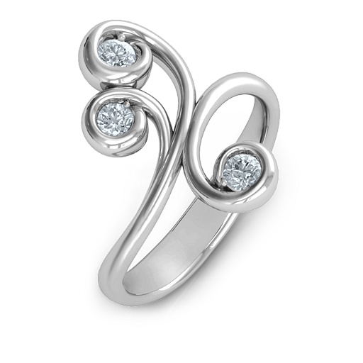 Skurril Waves 3 Stein Ring