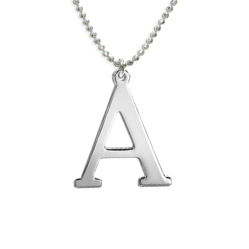 Initialen Halskette in Silber