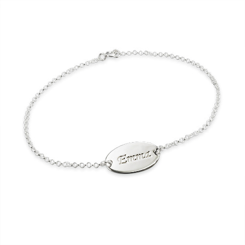 Sterling Silber Personalisierte Baby Armbänder / Fußkettchen