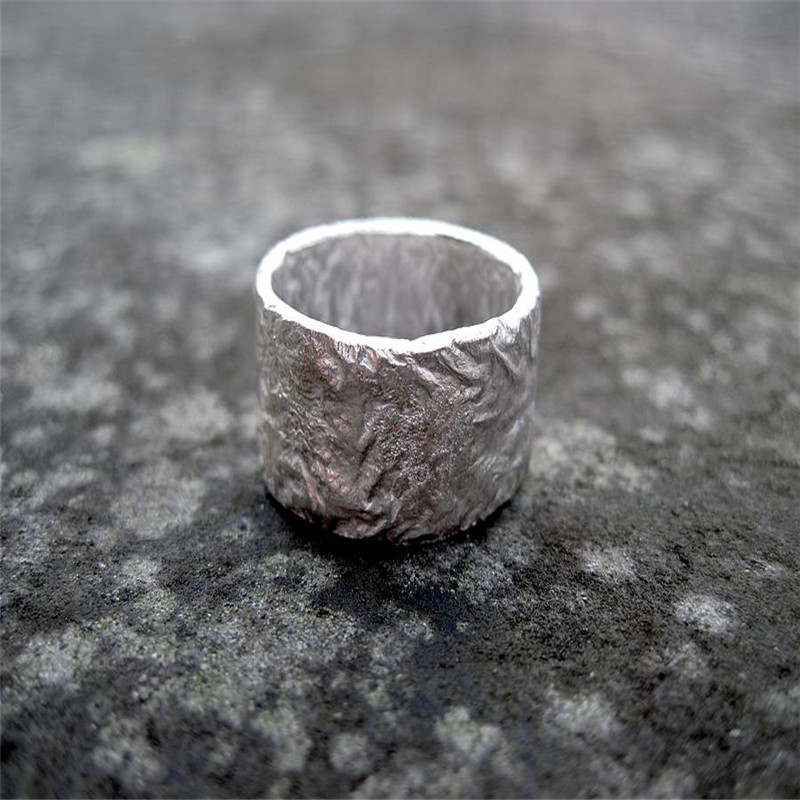 Sterling Silber Felssporn Broad Ring