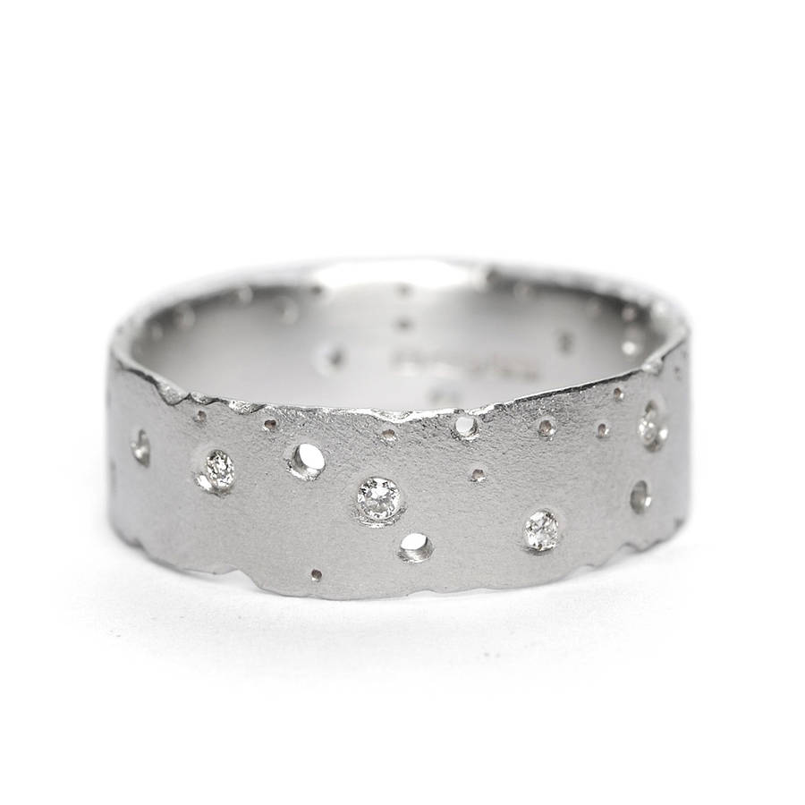 Diamant 18 Karat Weißgold Ring