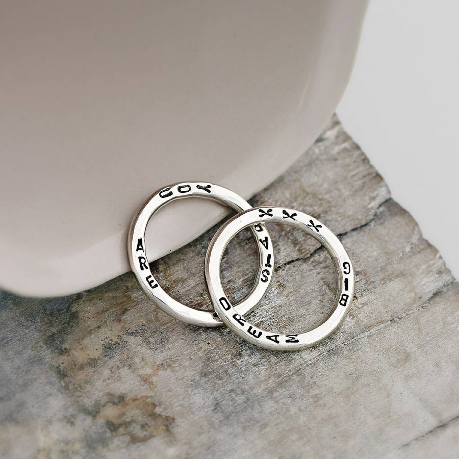 Personalisierte Wort Ring