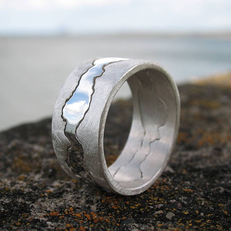 Personalisierte Doppel Küste Ring