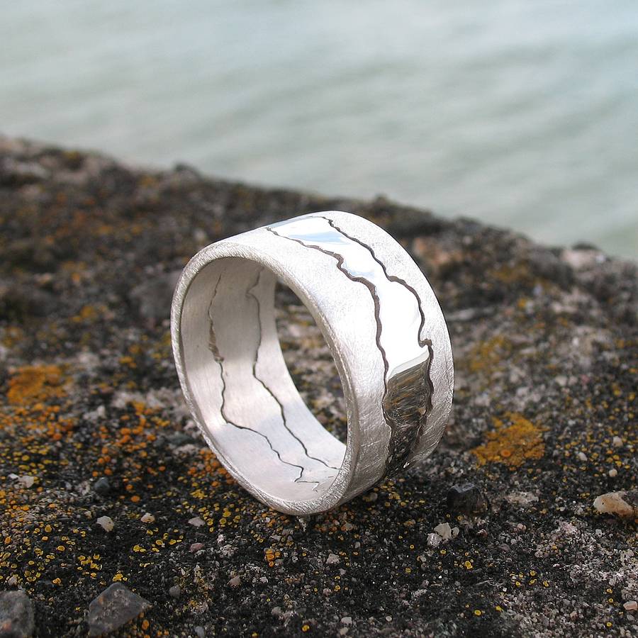 Personalisierte Doppel Küste Ring