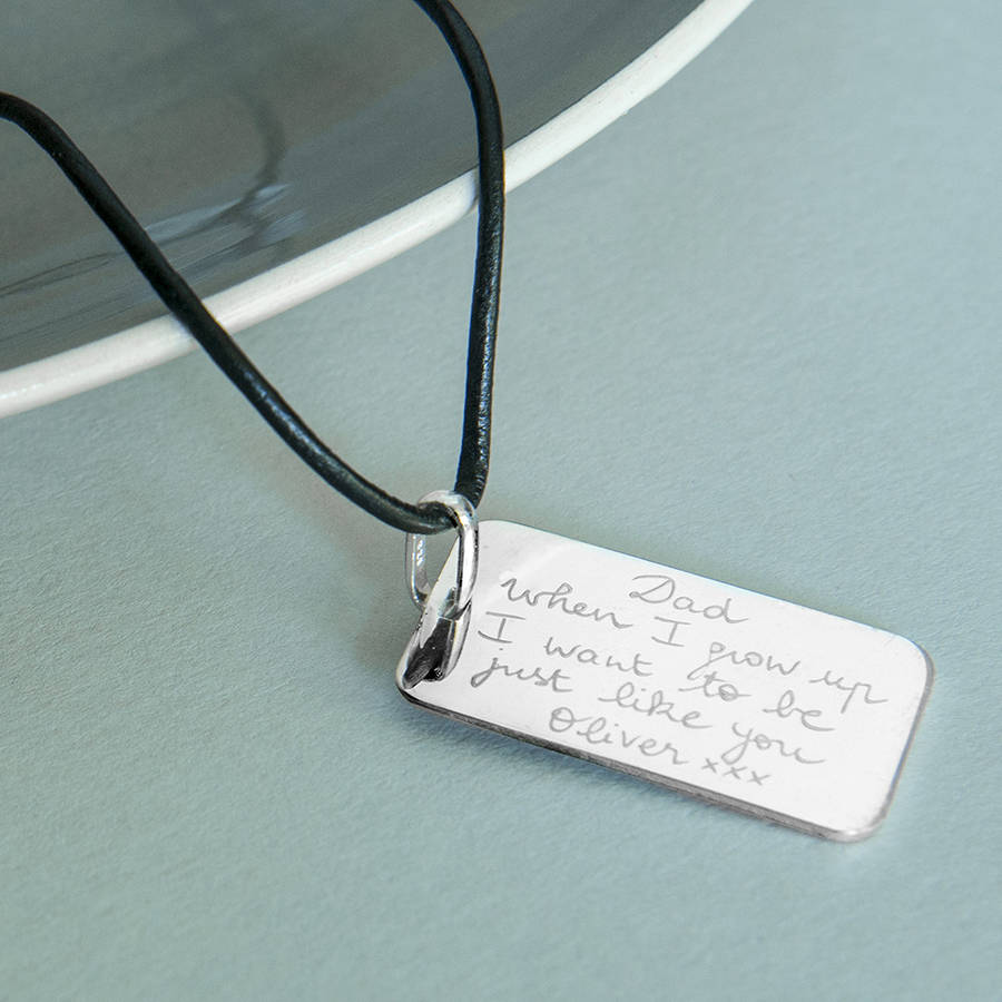 Mens Personalisierte Dog Tag Halskette