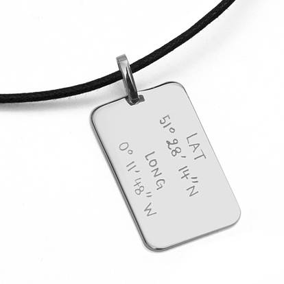 Mens Personalisierte Dog Tag Halskette